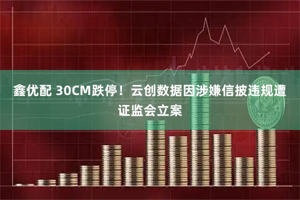 鑫优配 30CM跌停！云创数据因涉嫌信披违规遭证监会立案